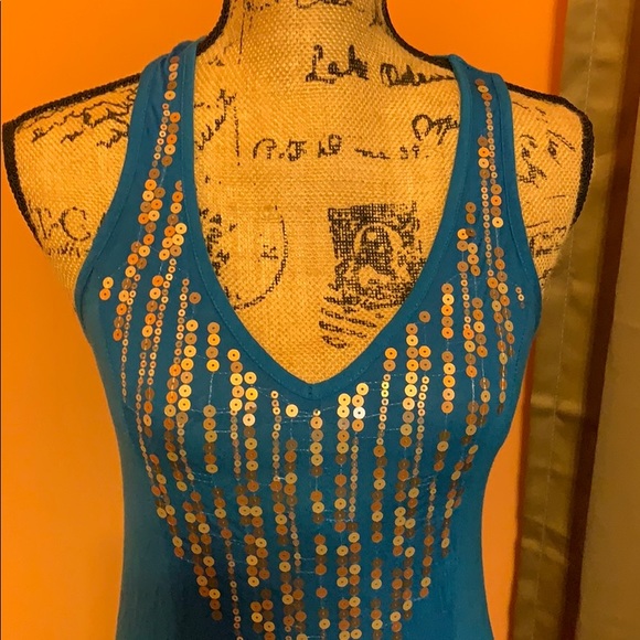 Sequin Tank Top - Picture 1 of 2